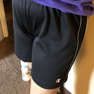 Champion Black Double-Dry Shorts
